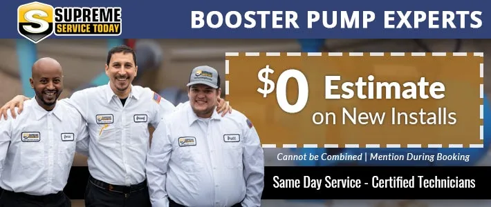 baltimore Booster Pump Repair & Install Supreme Services