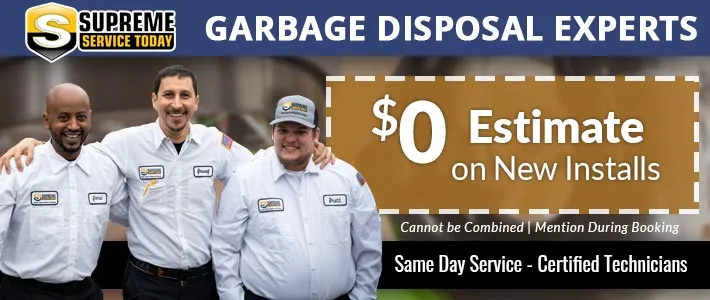 essex Garbage Disposal Repair & Install Supreme Services